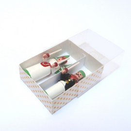 Leuchterpaar, Miniatur im Maßstab 1zu12, im Geschenkkarton